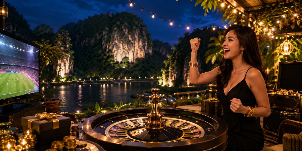 Pemain roulette bergaya Melayu di Ipoh menikmati pengalaman kasino dalam talian