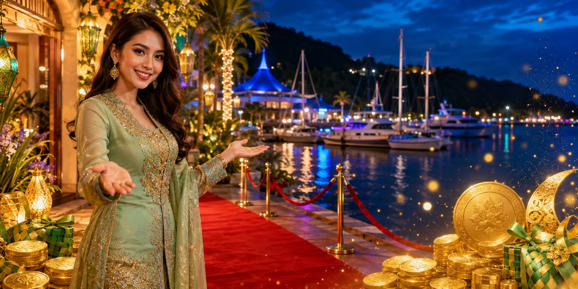 Pemain baccarat di Langkawi menikmati permainan kasino semasa perayaan Hari Raya