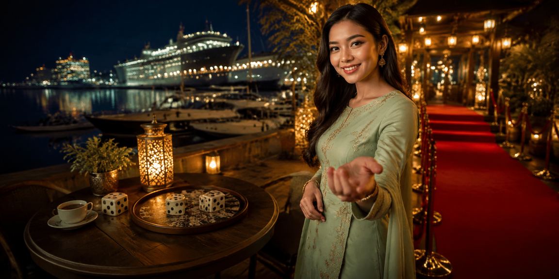 Pemain menikmati permainan dadu tradisional di Malaysia pada Hari Raya